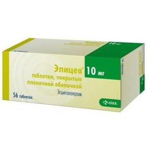 ЭЛИЦЕЯ 10МГ. №56 ТАБ. П/П/О /KRKA/ ЭЛИЦЕЯ 10МГ. №56 ТАБ. П/П/О /KRKA/
