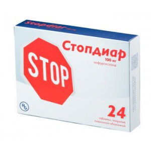 СТОПДИАР 100МГ. №24 ТАБ. П/П/О СТОПДИАР 100МГ. №24 ТАБ. П/П/О