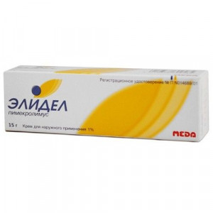 ЭЛИДЕЛ 1% 15Г. КРЕМ Д/НАРУЖ.ПРИМ. ТУБА /НОВАРТИС/МЕДА/ ЭЛИДЕЛ 1% 15Г. КРЕМ Д/НАРУЖ.ПРИМ. ТУБА /НОВАРТИС/МЕДА/