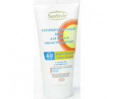 САН СТАЙЛ КРЕМ СОЛНЦЕЗАЩ. Д/ЛИЦА ДЕКОЛЬТЕ SPF40 75МЛ. [SUN STYLE]