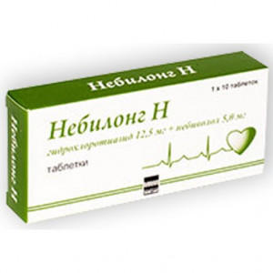 НЕБИЛОНГ Н 12,5МГ.+5МГ. №30 ТАБ.