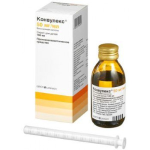 КОНВУЛЕКС 50МГ/МЛ. 100МЛ. СИРОП Д/ДЕТЕЙ ФЛ. /БАУШ ХЕЛС/ КОНВУЛЕКС 50МГ/МЛ. 100МЛ. СИРОП Д/ДЕТЕЙ ФЛ. /БАУШ ХЕЛС/