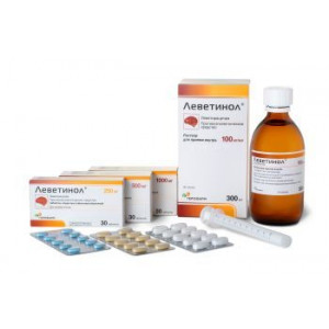 ЛЕВЕТИНОЛ 1000МГ. №30 ТАБ. П/П/О /ГЕРОФАРМ/ ЛЕВЕТИНОЛ 1000МГ. №30 ТАБ. П/П/О /ГЕРОФАРМ/