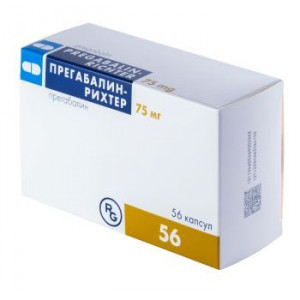 ПРЕГАБАЛИН 75МГ. №56 КАПС. /ГЕДЕОН РИХТЕР/ ПРЕГАБАЛИН 75МГ. №56 КАПС. /ГЕДЕОН РИХТЕР/