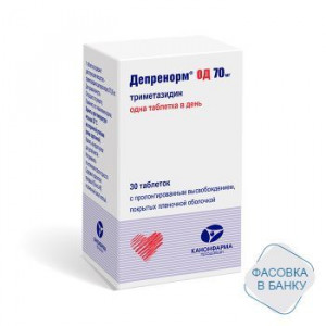 ДЕПРЕНОРМ ОД 70МГ. №30 ТАБ. МОДИФ.ВЫСВ. П/П/О /КАНОНФАРМА/ ДЕПРЕНОРМ ОД 70МГ. №30 ТАБ. МОДИФ.ВЫСВ. П/П/О /КАНОНФАРМА/