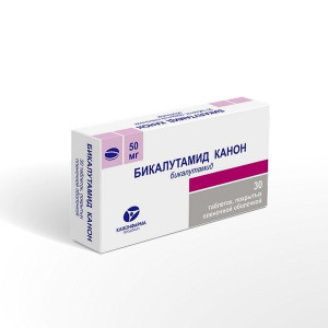 БИКАЛУТАМИД-КАНОН 50МГ. №30 ТАБ. П/П/О /КАНОНФАРМА/ БИКАЛУТАМИД-КАНОН 50МГ. №30 ТАБ. П/П/О /КАНОНФАРМА/