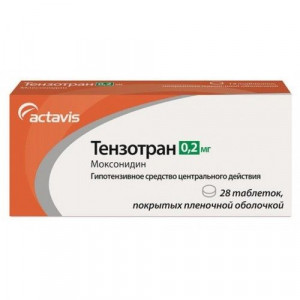 ТЕНЗОТРАН 0,2МГ. №28 ТАБ. П/П/О /АКТАВИС/ ТЕНЗОТРАН 0,2МГ. №28 ТАБ. П/П/О /АКТАВИС/
