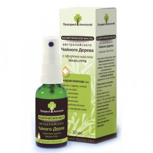 ОЛЕОС МАСЛО ПРИР.АНТИСЕПТИК АВСТРАЛ. ЧАЙН.ДЕРЕВО+МАСЛО ЭВКАЛИПТА 30МЛ. СПРЕЙ [OLEOS]