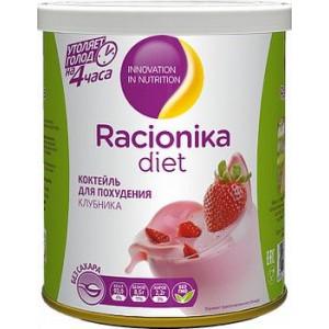 РАЦИОНИКА ДИЕТИЧ. КОКТЕЙЛЬ КЛУБНИКА 350Г. [RACIONIKA]