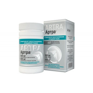 АРТРА 500МГ.+500МГ. №60 ТАБ. П/П/О АРТРА 500МГ.+500МГ. №60 ТАБ. П/П/О