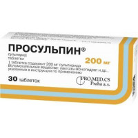 ПРОСУЛЬПИН 200МГ. №30 ТАБ. /ПРО.МЕД.ЦС/