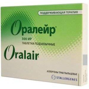 ОРАЛЕЙР АЛЛЕРГЕН ПЫЛЬЦЫ ЛУГОВЫХ ТРАВ 300ИР №30 ТАБ. ПОДЪЯЗЫЧ. ОРАЛЕЙР АЛЛЕРГЕН ПЫЛЬЦЫ ЛУГОВЫХ ТРАВ 300ИР №30 ТАБ. ПОДЪЯЗЫЧ.