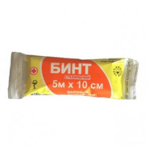 БИНТ СТЕР. 5МХ10СМ И/У БИНТ СТЕР. 5МХ10СМ И/У