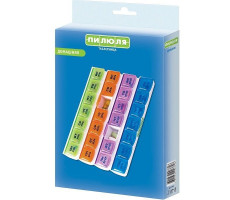 ТАБЛЕТНИЦА-КОНТЕЙНЕР ПИЛЮЛЯ 7 ДНЕЙ ДОМАШНЯЯ /АРТ.3746/