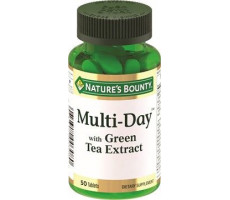 НЕЙЧЕС БАУНТИ МУЛЬТИДЭЙ МУЛЬТИВИТ. КОМПЛЕКС ЗЕЛ.ЧАЙ №50 ТАБ. [NATURE'S BOUNTY]