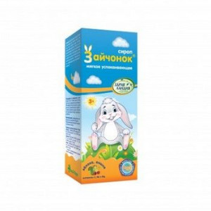 ЗАЙЧОНОК СИРОП УСПОК. С ФРУКТОЗОЙ 3+ 100МЛ. ФЛ. ЗАЙЧОНОК СИРОП УСПОК. С ФРУКТОЗОЙ 3+ 100МЛ. ФЛ.