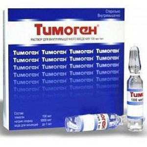 ТИМОГЕН 100МКГ/МЛ. 1МЛ. №5 Р-Р Д/В/М АМП. ТИМОГЕН 100МКГ/МЛ. 1МЛ. №5 Р-Р Д/В/М АМП.