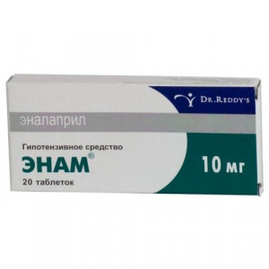 ЭНАМ 10МГ. №20 ТАБ. /Д-Р РЕДДИ/ ЭНАМ 10МГ. №20 ТАБ. /Д-Р РЕДДИ/