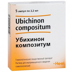 УБИХИНОН КОМПОЗИТУМ 2,2МЛ. №5 Р-Р Д/В/М ГОМЕОПАТ. АМП. УБИХИНОН КОМПОЗИТУМ 2,2МЛ. №5 Р-Р Д/В/М ГОМЕОПАТ. АМП.