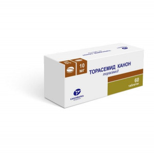 ТОРАСЕМИД КАНОН 10МГ. №60 ТАБ. ТОРАСЕМИД КАНОН 10МГ. №60 ТАБ.