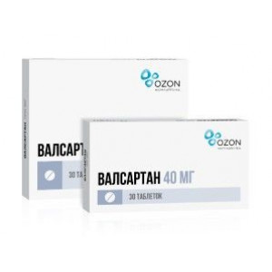 ВАЛСАРТАН 160МГ. №30 ТАБ. П/П/О /ОЗОН/ ВАЛСАРТАН 160МГ. №30 ТАБ. П/П/О /ОЗОН/