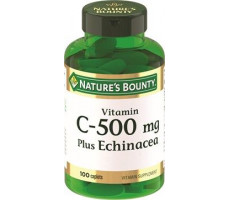НЕЙЧЕС БАУНТИ ВИТ.С+ЭХИНАЦЕЯ 500МГ. №100 ТАБ. [NATURE'S BOUNTY]