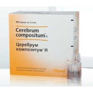 ЦЕРЕБРУМ КОМПОЗИТУМ Н 2,2МЛ. №100 Р-Р Д/ИН. ГОМЕОПАТ. АМП. ЦЕРЕБРУМ КОМПОЗИТУМ Н 2,2МЛ. №100 Р-Р Д/ИН. ГОМЕОПАТ. АМП.