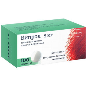 БИПРОЛ 5МГ. №100 ТАБ. П/П/О /НИЖФАРМ/ БИПРОЛ 5МГ. №100 ТАБ. П/П/О /НИЖФАРМ/