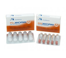 РОСИНСУЛИН М МИКС 30/70 100МЕ/МЛ. 3МЛ. №5 СУСП. Д/П/К КАРТРИДЖИ /МЕДСИНТЕЗ/