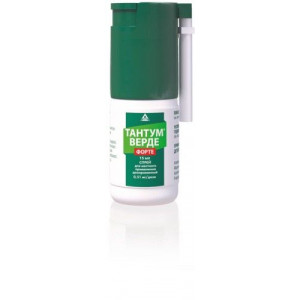 ТАНТУМ ВЕРДЕ ФОРТЕ 0,51МГ/ДОЗА 15МЛ. СПРЕЙ Д/МЕСТ.ПРИМ. ДОЗИР. ФЛ. ТАНТУМ ВЕРДЕ ФОРТЕ 0,51МГ/ДОЗА 15МЛ. СПРЕЙ Д/МЕСТ.ПРИМ. ДОЗИР. ФЛ.