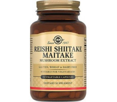 СОЛГАР ЭКСТРАКТ ГРИБОВ РЕЙШИ+ШИИТАКЕ+МЕЙТАКЕ №50 КАПС. [SOLGAR]