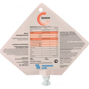 СУППОРТАН Д/ЭНТЕРАЛЬНОГО ПИТАНИЯ 500МЛ. СУППОРТАН Д/ЭНТЕРАЛЬНОГО ПИТАНИЯ 500МЛ.