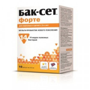 БАК-СЕТ ФОРТЕ 210МГ. №10 КАПС. БАК-СЕТ ФОРТЕ 210МГ. №10 КАПС.