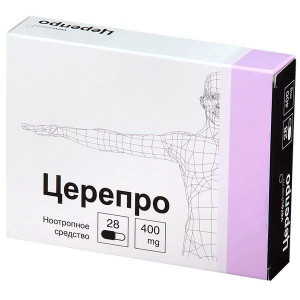 ЦЕРЕПРО 400МГ. №28 КАПС. /ВЕРОФАРМ/ ЦЕРЕПРО 400МГ. №28 КАПС. /ВЕРОФАРМ/