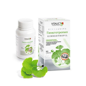 ВИТАУКТ ГИНКГОТРОПИЛ 0,65Г. №60 ТАБ. ВИТАУКТ ГИНКГОТРОПИЛ 0,65Г. №60 ТАБ.