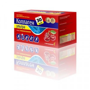 КОЛЛАГЕН УЛЬТРА ПЛЮС ГЛЮКОЗАМИН ВИШНЯ 8Г. №30 ПОР. ПАК. КОЛЛАГЕН УЛЬТРА ПЛЮС ГЛЮКОЗАМИН ВИШНЯ 8Г. №30 ПОР. ПАК.