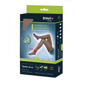 Б.ВЕЛЛ ПРО ЧУЛКИ КОМПРЕСС. АЖУРН. 1КЛ. Р.5 ЧЕРН.(НЕРО) /АРТ.JW-212/ [PRO] [B.WELL]