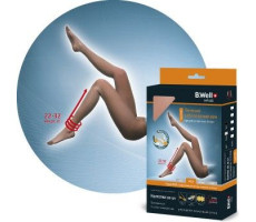 Б.ВЕЛЛ МЕД КОЛГОТКИ КОМПР. ПРОЗР. 2КЛ. Р.5 ЧЕРН. 22-29ММ. /АРТ.JW-321/ [B.WELL]