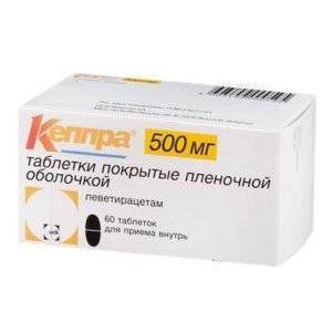 КЕППРА 500МГ. №60 ТАБ. П/П/О /ЮСБ ФАРМА/ КЕППРА 500МГ. №60 ТАБ. П/П/О /ЮСБ ФАРМА/
