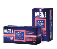 ПОЛИЕН ОМЕГА-3 35% ВИТ.Е+БОЯРЫШНИК 1400МГ. №30 КАПС. ЗДОРОВЬЕ СОСУДОВ /ПОЛЯРИС/