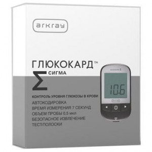 ГЛЮКОМЕТР ГЛЮКОКАРД СИГМА+ТЕСТ-ПОЛОСКИ [GLUCOCARD]