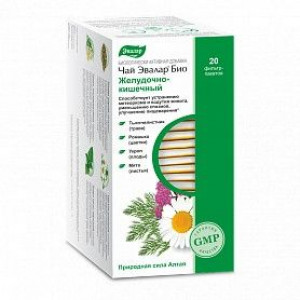 ЧАЙ БИО ЖЕЛУДОЧНО-КИШЕЧНЫЙ 1,8Г. №20 ПАК. /ЭВАЛАР/ (БАД) ЧАЙ БИО ЖЕЛУДОЧНО-КИШЕЧНЫЙ 1,8Г. №20 ПАК. /ЭВАЛАР/ (БАД)