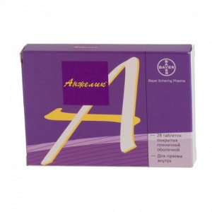 АНЖЕЛИК №28 ТАБ. П/П/О /БАЙЕР АГ/ АНЖЕЛИК №28 ТАБ. П/П/О /БАЙЕР АГ/