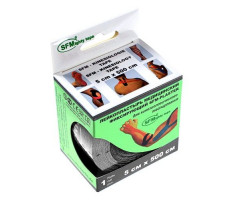 СФМ ПЛАСТЫРЬ ЛЕНТА КИНЕЗ. 5СМХ500СМ. ХЛОП.ОСНОВА ЧЕРН. №1 ДИСПЕНСЕР [SFM]