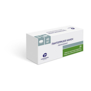 ПАНТОПРАЗОЛ КАНОН 40МГ. №28 ТАБ.КШ/РАСТВ. П/П/О ПАНТОПРАЗОЛ КАНОН 40МГ. №28 ТАБ.КШ/РАСТВ. П/П/О