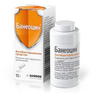 БАНЕОЦИН 10Г. №1 ПОР. Д/НАРУЖ.ПРИМ. ФЛ./ДОЗ. БАНЕОЦИН 10Г. №1 ПОР. Д/НАРУЖ.ПРИМ. ФЛ./ДОЗ.