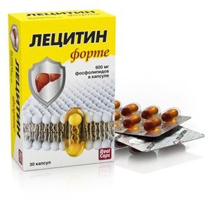 ЛЕЦИТИН ФОРТЕ 1580МГ. №30 КАПС. /РЕАЛКАПС/ ЛЕЦИТИН ФОРТЕ 1580МГ. №30 КАПС. /РЕАЛКАПС/