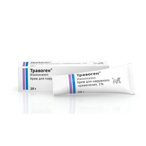 ТРАВОГЕН 1% 20Г. КРЕМ Д/НАРУЖ.ПРИМ. ТУБА