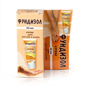 ФУНДИЗОЛ КРЕМ Д/НОГТЕЙ И КОЖИ 30МЛ.