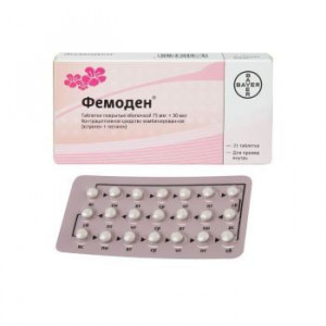 ФЕМОДЕН 75МКГ+30МКГ. №21 ТАБ. П/О ФЕМОДЕН 75МКГ+30МКГ. №21 ТАБ. П/О